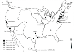 Les grandes agglomérations américaines
