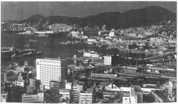 Le littoral de la mégalopole japonaise : Nagasaki