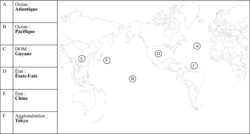 Localisation de lieux sur une carte - illustration 2