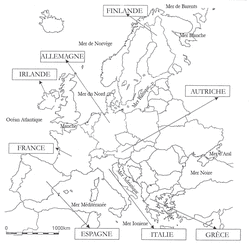 Repères chronologiques 1947-2002 / Carte de l'Europe - illustration 2