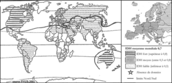 L'IDH dans le monde en 2002