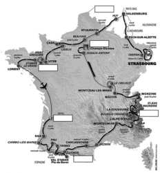 Tracé du tour de France - illustration 2