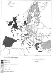 Le produit intérieur brut des pays de l'UE en 2005