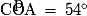 \mathrm{\widehat{COA}}\,=\,54{^{\circ}}