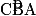 \mathrm{\widehat{CBA}}