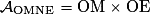 \mathcal{A}_{\mathrm{OMNE}}=\mathrm{OM} \times \mathrm{OE}