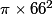 \pi \times 66^{2}