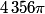 4\,356 \pi