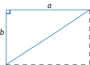 aire d'un triangle rectangle - illustration 1