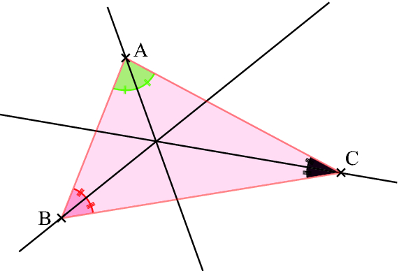 comment construire une bissectrice d'un triangle