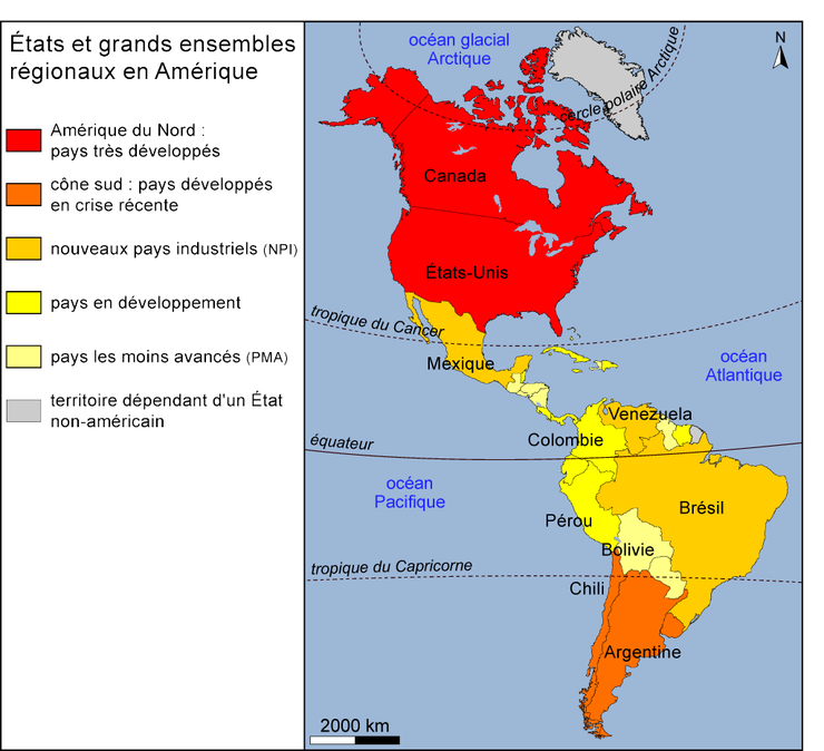 continent americain - Image