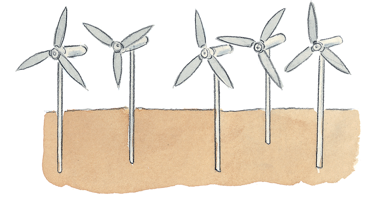 Les éoliennes - illustration 1