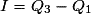 I = Q_3 - Q_1