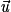 \vec{\mathit{u}}