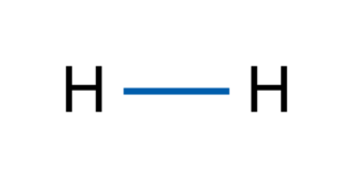 Représentation de Lewis de quelques molécules courantes (les doublets liants en bleus, les électrons des doublets non liants en rouge)