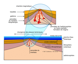 La tectonique des plaques, présentation et zones de divergence - illustration 4