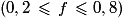 (0,2\,\le\,f\,\le0,8)