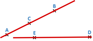 Points alignés, droites et segments - illustration 6