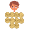 Connaître la relation entre euros et centimes d'euro - illustration 8