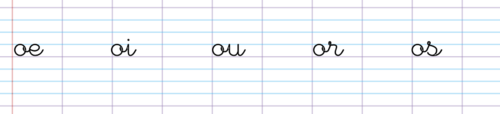 Écrire les liaisons oe, oi, ou, or, os - illustration 1