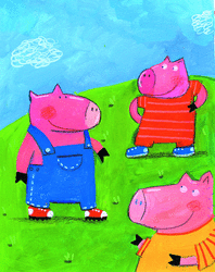Les trois petits cochons - illustration 1