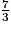 \frac{7}{3}