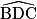 \widehat{\mathrm{BDC}}