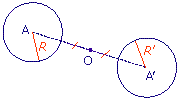 Construire le symétrique d'un cercle par symétrie centrale - illustration 4