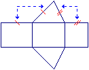 Construire le patron d'un prisme droit - illustration 1