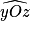 \widehat{yOz}