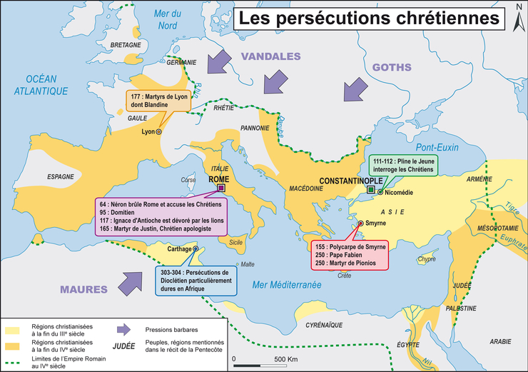 Image 6hdc03i02 - La Diffusion Du Christianisme - Réviser Une Notion ...