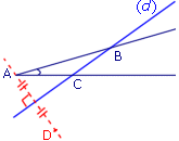 Construire le symétrique d'un angle par symétrie axiale - illustration 4