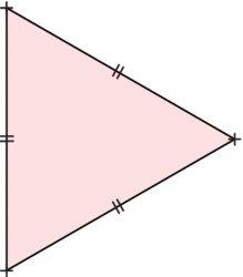 Reconnaître et construire un triangle équilatéral - illustration 1
