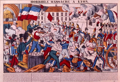 Répression de la révolte des canuts à Lyon en avril 1834 - illustration 1