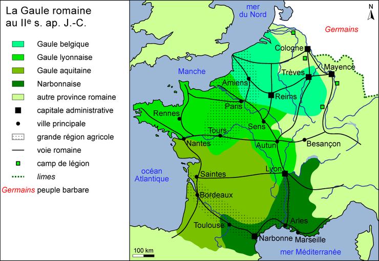 Image Hgauleroman La Gaule Romaine Base Documentaire En Histoire