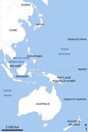 L'aire Pacifique : fond de carte - illustration 1