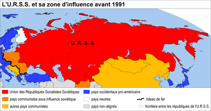 L'URSS et sa zone d'influence avant 1991 - illustration 1