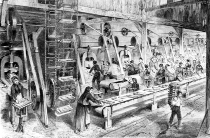 Fabrique de tuiles à Montchanin (gravure) - illustration 1