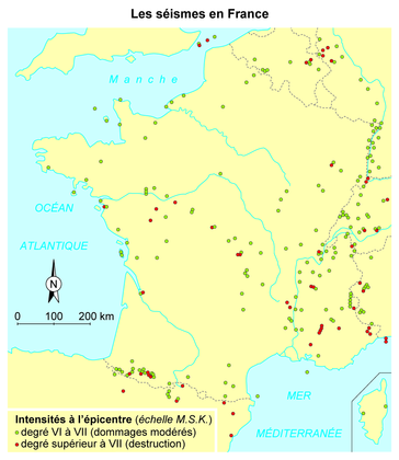 Les séismes en France - illustration 1