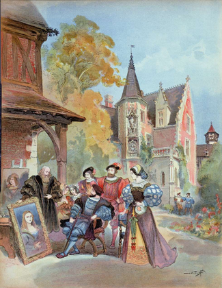 François Ier achetant La Joconde (illustration) - illustration 1