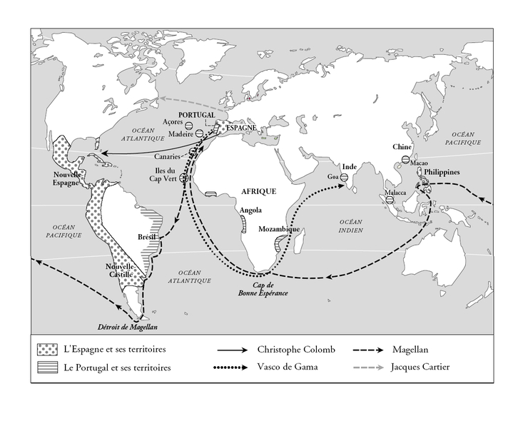 Image fde08hi03i01 - Les grandes expéditions et les premiers empires