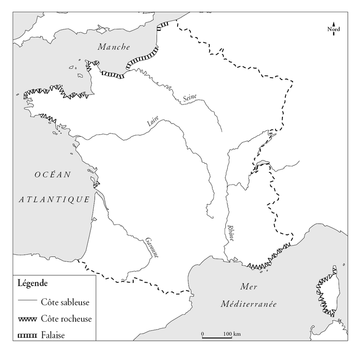 Le Littoral Français Ce2 évaluation Image fde10es15i02 - Le littoral français - Base documentaire en