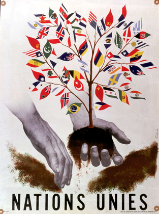 L'arbre des Nations unies mis en terre (affiche) - illustration 1