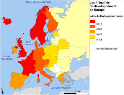 Les inégalités de développement en Europe - illustration 1