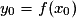 y_{0}=f(x_{0})