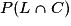 P(L\cap C)