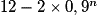 12 - 2 \times{} 0,9^n