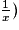 \frac{1}{x})