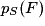 p_S(F)
