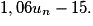 1,06 u_n - 15.